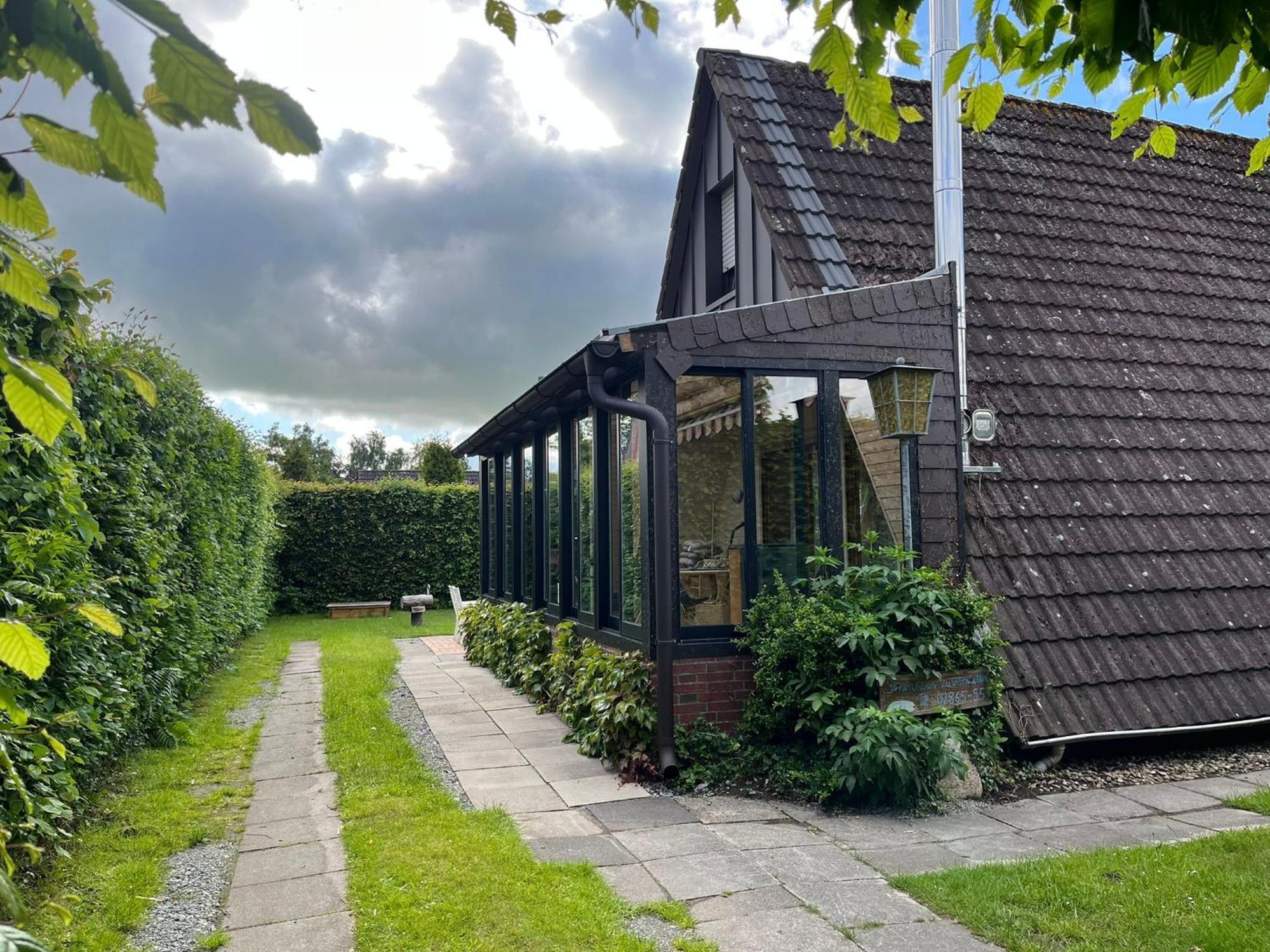 Ferienhaus Kiebitz Bedekaspel Ngoại thất bức ảnh
